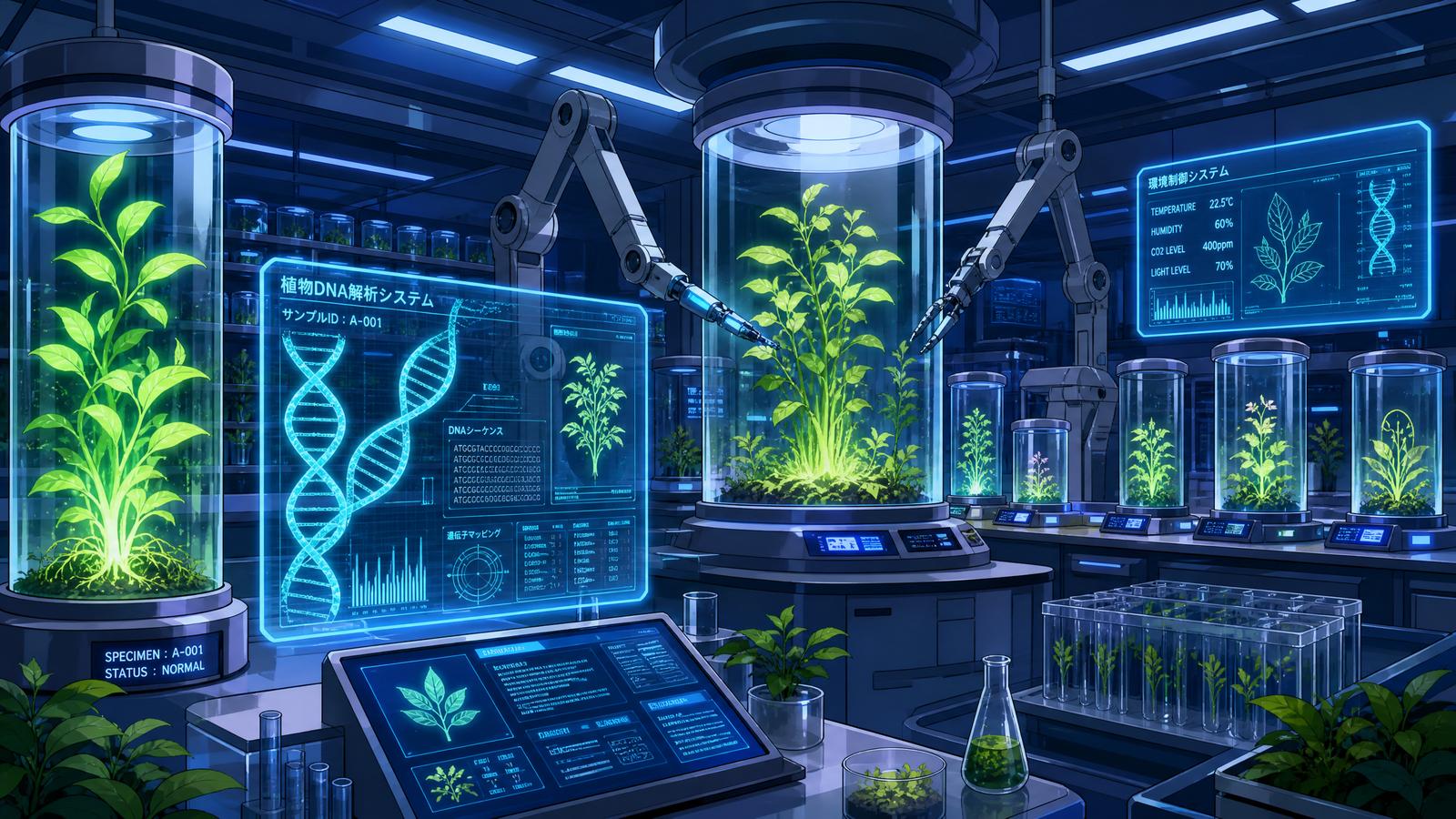少萝AI植物视频技术